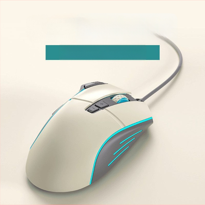 Vadu spēļu pele ar 8 pogām un LED apgaismojumu, DPI četrās pakāpēs datoram un klēpjdatoram