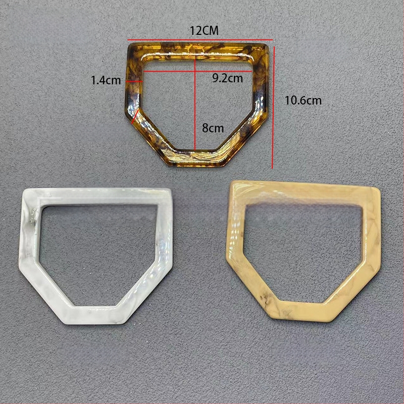 Maišo rankenėlė Junfeng iš dervos, spalvų mišinio raštas, svorio mažinimas, Žiema 2023