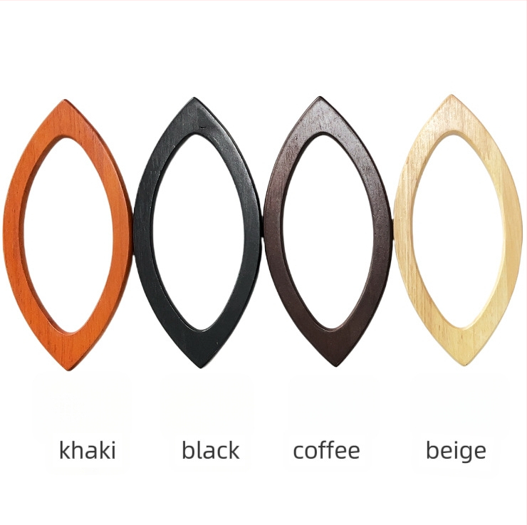 Medinė rankena maišui | kvėpuojanti konstrukcija; tinka maišams, rankinėms, riešams ir drobės maišų priedams | Pavasaris 2025