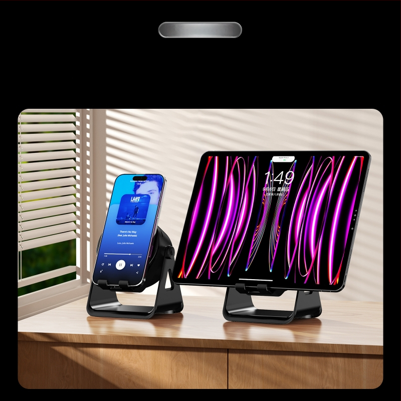 Bluetooth zvučnik sa šarenim LED svjetlima, senzorom osvjetljenja, stolni držač za telefon ili tablet, mali subwoofer, magnetski mini zvučnik