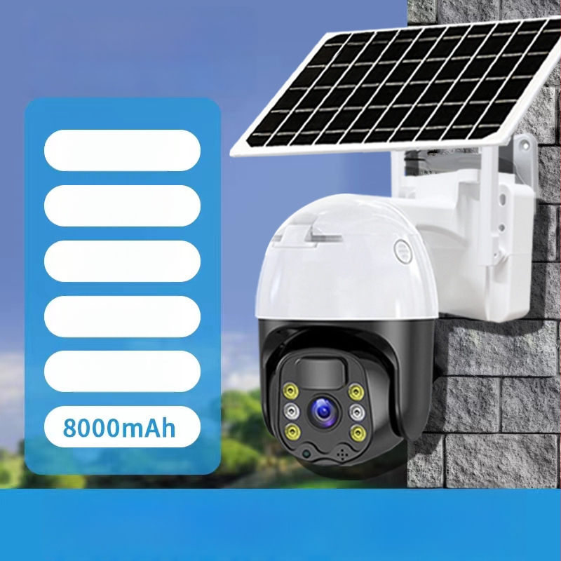 Vanjska IP kamera s solarnim napajanjem, vodootporna, 360° nadzor, HD