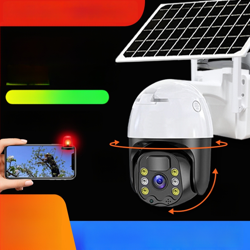 Vanjska IP kamera s solarnim napajanjem, vodootporna, 360° nadzor, HD