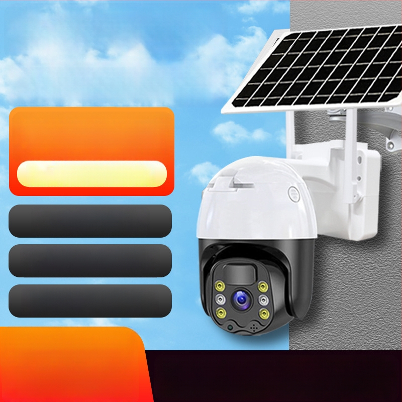Vanjska IP kamera s solarnim napajanjem, vodootporna, 360° nadzor, HD