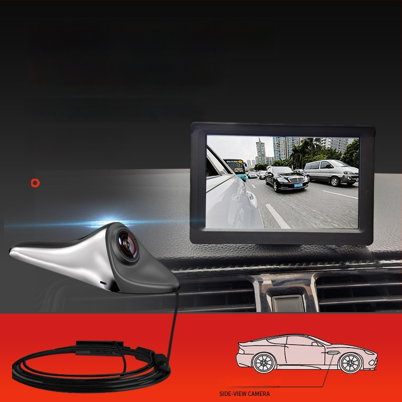 Automobilio aklųjų zonų kamera, Shark Fin modelis, 1080p, 12V, 170° reguliuojama, CVBS/AHD