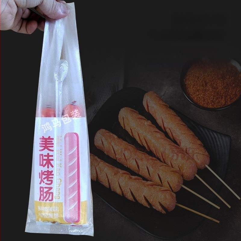 Plastmasinė pakuotė keptoms dešroms – take-away įpakavimui, dviejų sluoksnių storis 3-ply arba 4-ply, dienos gamyba 20, kilmės vieta: Anqing, Anhui