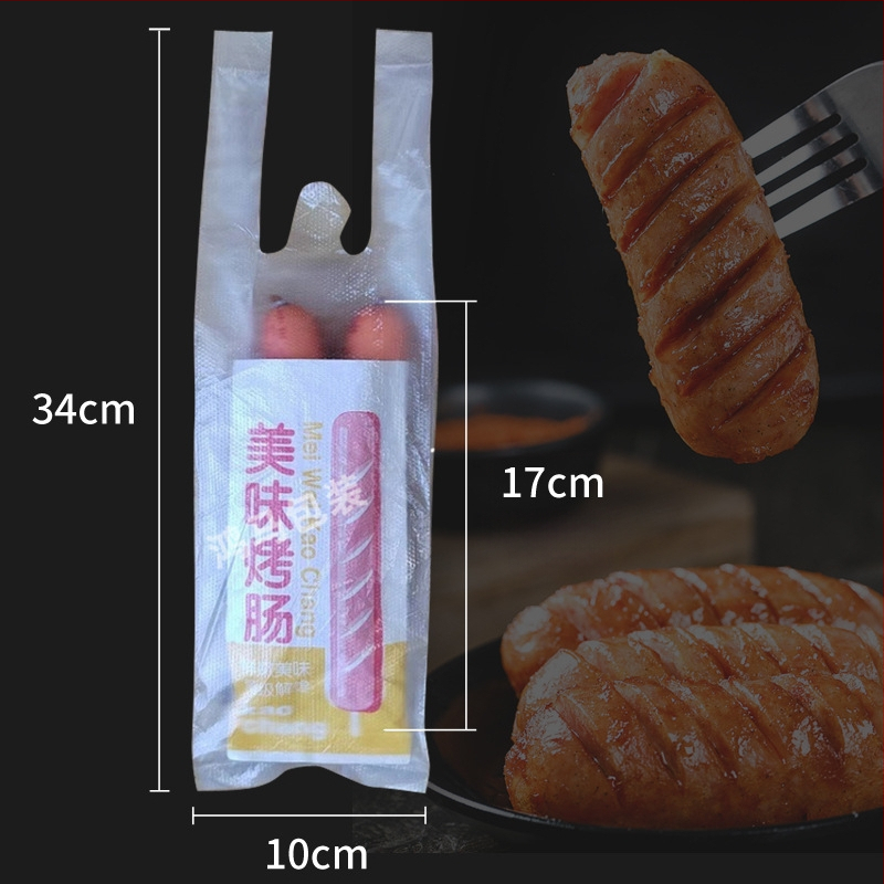 Plastmasinė pakuotė keptoms dešroms – take-away įpakavimui, dviejų sluoksnių storis 3-ply arba 4-ply, dienos gamyba 20, kilmės vieta: Anqing, Anhui