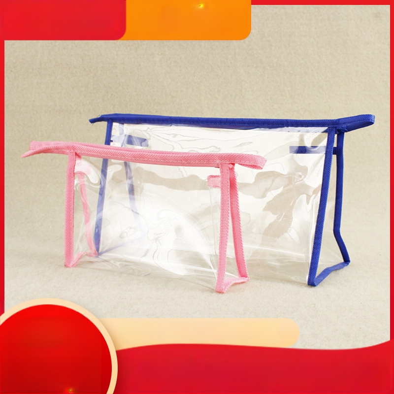 PVC skaidrioji kišenė su užtrauktuku kosmetikai, individualus logotipas, kompozicinis procesas, medžiagų santykis 1:1, Xin Ye prekės ženklas