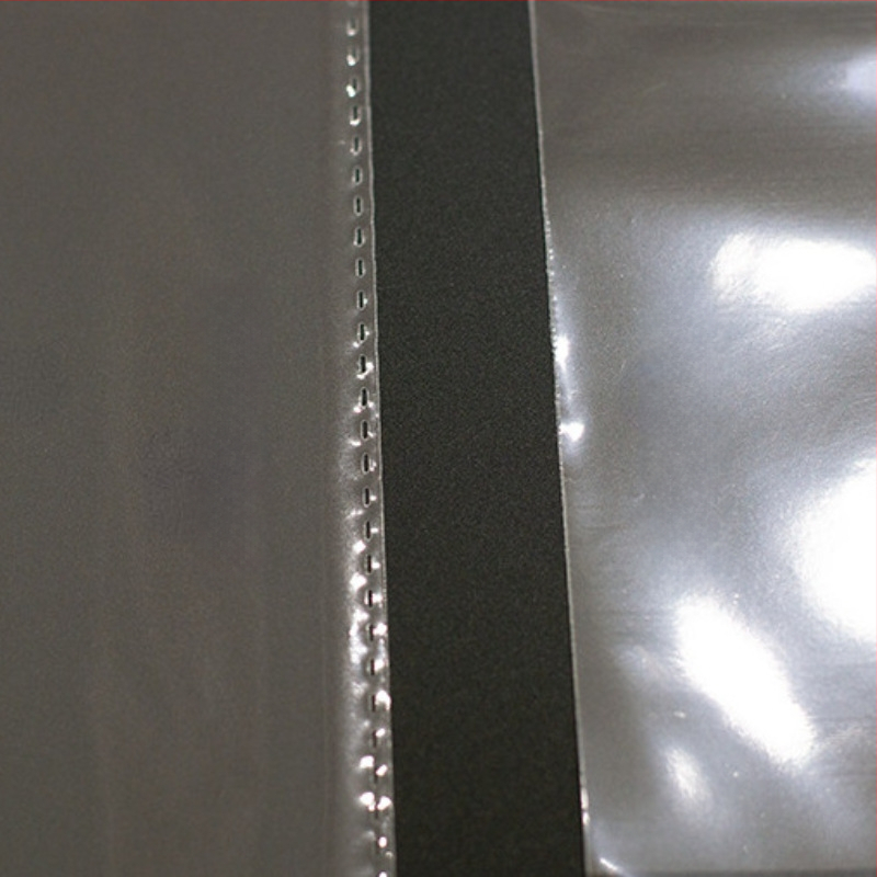 Skaidrusis OPP pakavimo maišelis, lipnus, karšto kirpimo kraštas, logotipo spausdinimas, 0,5 mm tolerancija, 100% nauja medžiaga