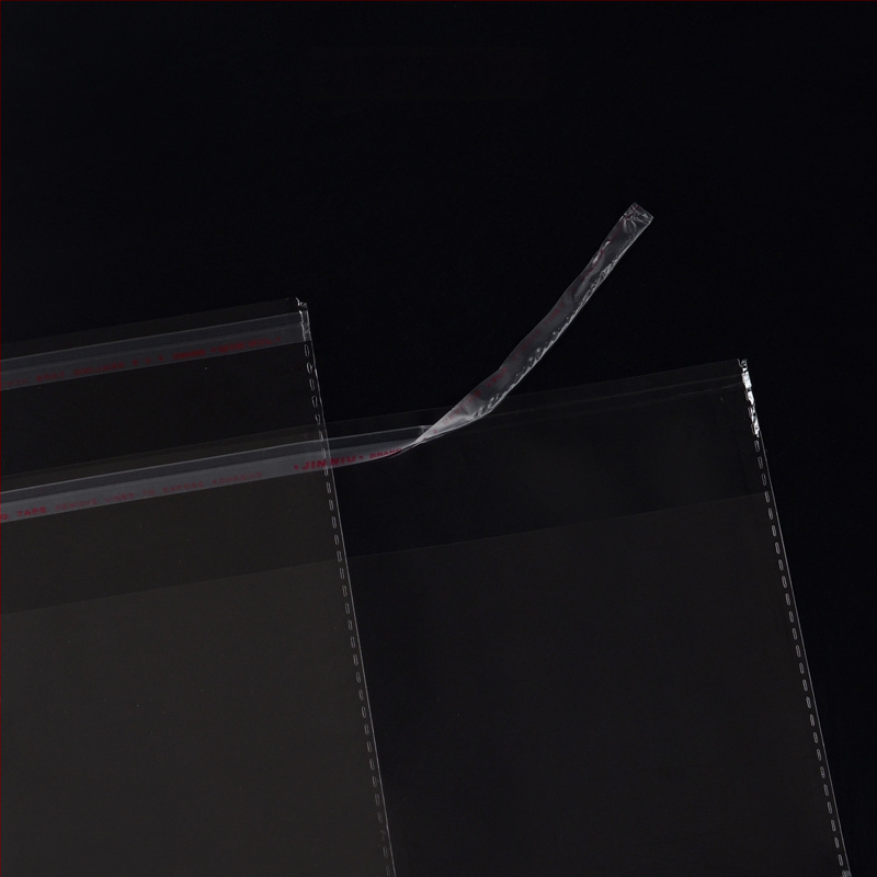 Savarankiškai lipnios dviejų sluoksnių uždarymo maišeliai, skaidrus plastikas, storis 0,05 mm, spausdintas logotipas, patalynės saugojimui