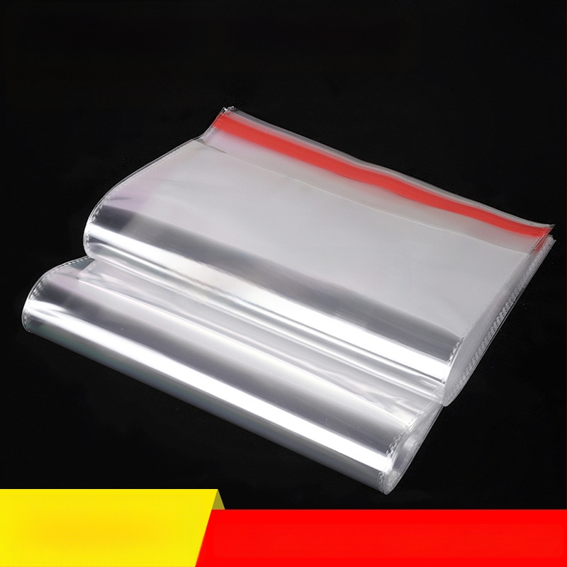 OPP lipnus maišelis su logotipo spausdinimu, 100% nauja medžiaga, karšto pjovimo, plokščio peilio ir gėlių peilio apdirbimas, skirtas įpakavimui juvelyrikai, drabužiams, žaislams ir kasdieniams reikmenims