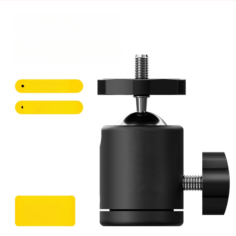 Universali metalinis gimbal stabilizatorius mobiliojo telefono kamerai, 360° pasukimas, sferinis aliuminio lydinys, svoris 38 g, vertikalus pasukimo kampas 90°