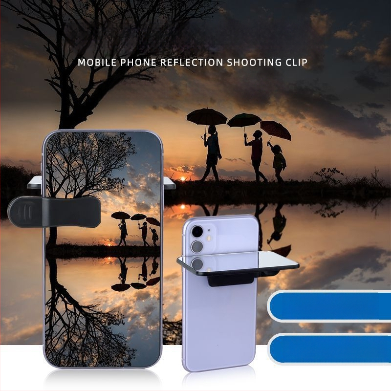 Fotografijos fono plokštė su veidrodžiu, lentyna ir dulkių šluoste – įeina laikymo krepšys