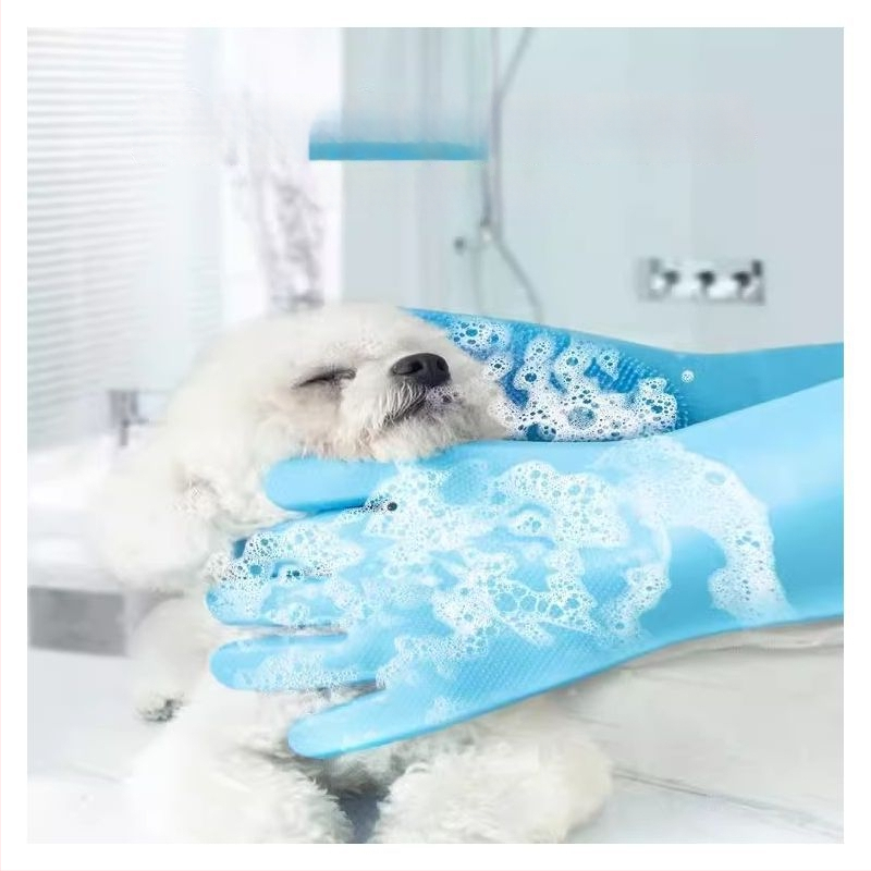 Kačių plaukimo pirštinės naminiams gyvūnėliams, prieš įbrėžimus, prieš įkandimus, išplėstas ilgis