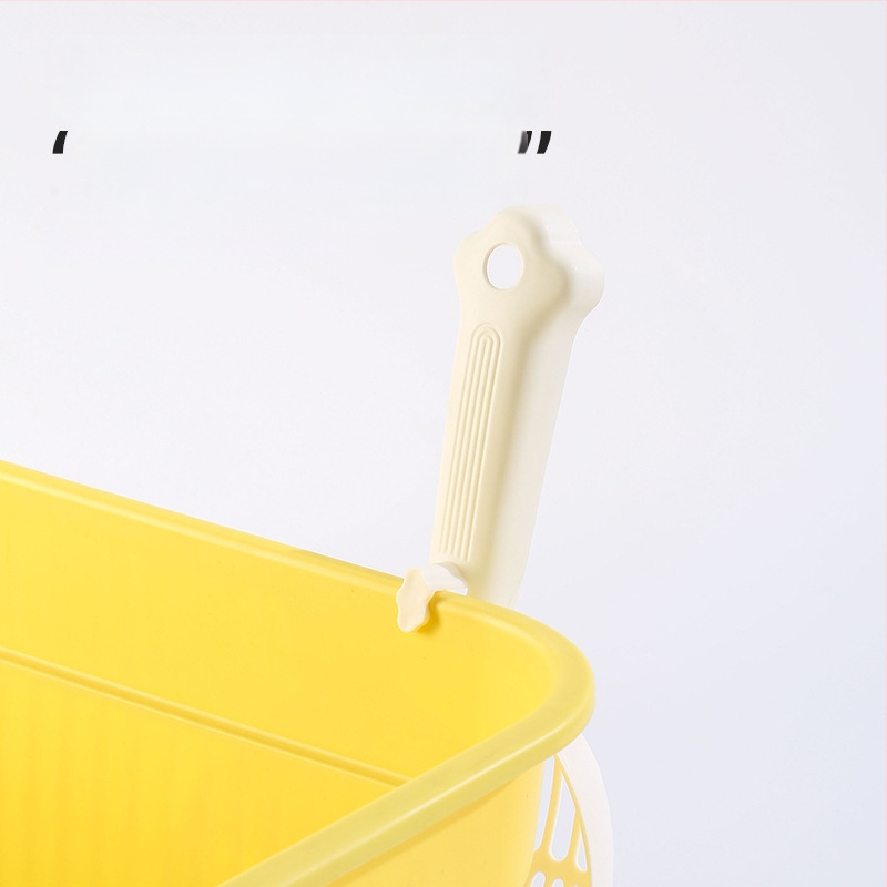 Katės kraiko šluotelė su smulkiomis skylėmis – du viename tofu katės kraikui