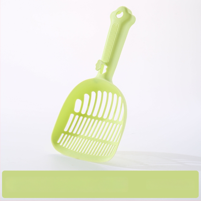 Katės kraiko šluotelė su smulkiomis skylėmis – du viename tofu katės kraikui