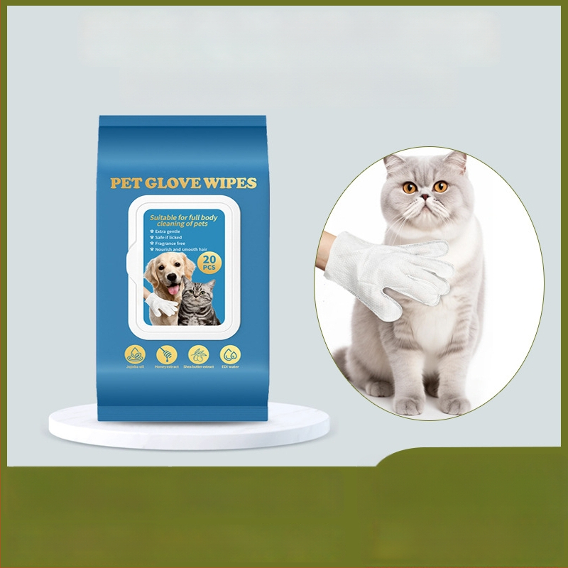 Dehe vienkartinės valymo pirštinės katėms, 18 pakuočių