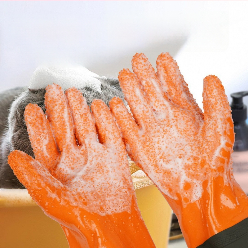 Katės masažo pirštinė – maudymimui ir šukavimui, apsauga nuo įbrėžimų; Kategorija: Kita valymo ir grožio produkcija; Importuoti: Ne; Dėžės kiekis: peržiūrėkite detales; Dovana: Ne