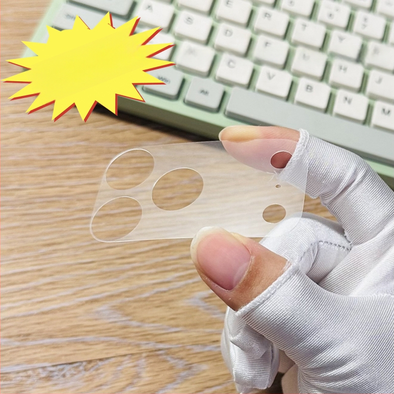 iPhone 17 Pro Max objektīva aizsargfilma — 9H cietība, matēts objektīva filmas, HD skaidrība, izturība pret pirkstu nospiedumiem, izturība pret kritieniem