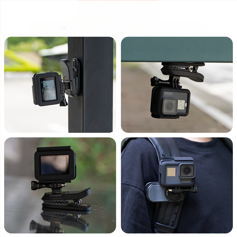 Magneetiline seljakoti klipp kaamerale, eemaldatav rindkere kinnitus spordivõteteks, universaalne ühilduvus; Materjal: ABS + pehme liim; Kaal: 89 g; Ühildu GoPro-ga