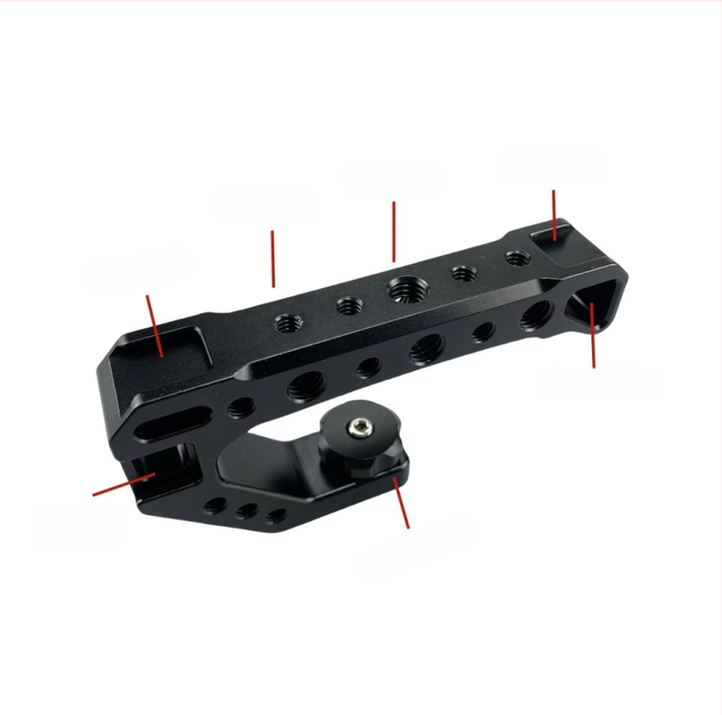 DSLR Fotoaparato Rankenėlė su Šalta Obuote – Aliuminio Lydinys, SLR Rankena, Universalus Panaudojimas, OEM Apdirbimas