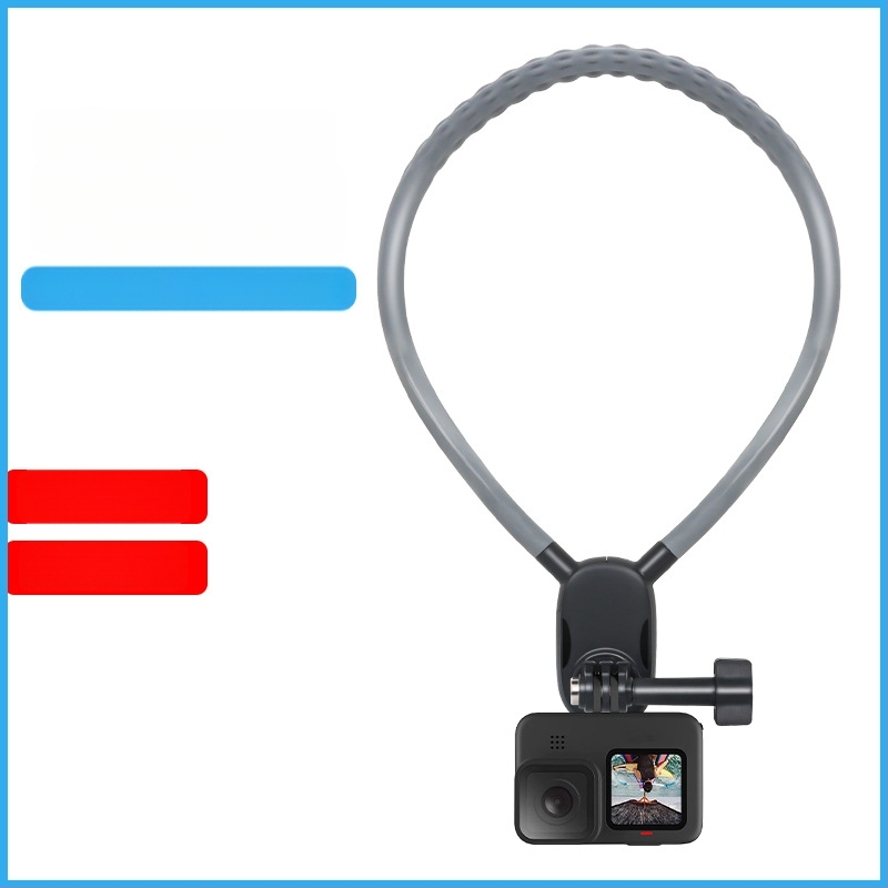 Silikoonist fikseeritud adapter GoPro 5–10 jaoks, otseülekande videoga ja fikseeritud kaameraga