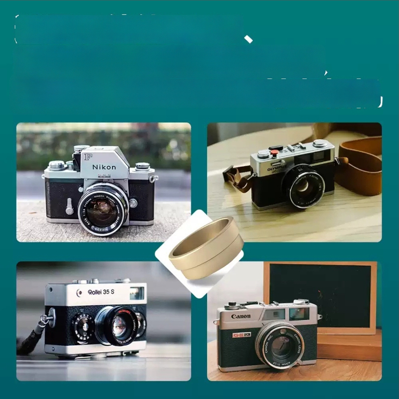 Px625 baterijos keitiklis kamerai – žalvaris, įtrauktas 1,5V baterija, suderinamas su PX625/QL17 Rollei 35 kino kameromis