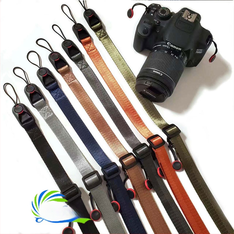 Kameros peties diržas su greitu atleidimu, reguliuojama, nailonas modelis 750D, 6 kilpų, apkrova 10–20 kg, suderinama su Nikon/Canon/Sony/Mirrorless