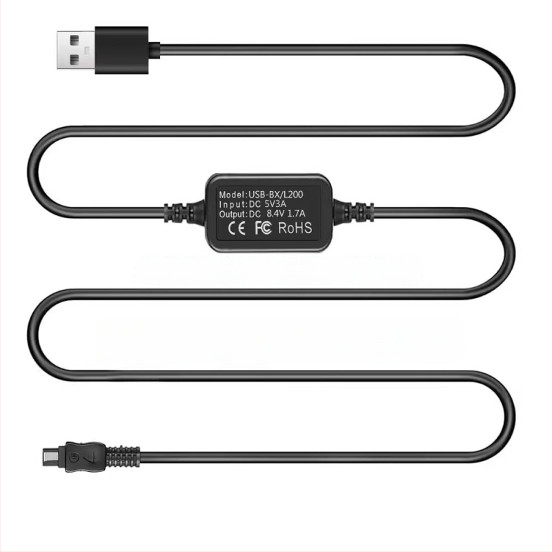 AC-L200 USB adapteris Sony DV kamerai – maitinimas ir įkrovimo laidas, standartinė pakuotė