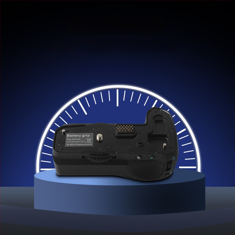 D-bg4 SLR laikiklis Pentax K-5II, K-7, K-5iis – grynas varis + PVC, OEM apdirbimas, ilgas baterijos veikimo laikas