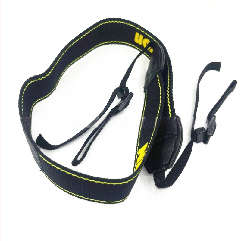 Nailono DSLR pečių dirželis, suderinamas su D7000, D90, D5200, D3200, D5100 ir D750; klasikinis gamybos procesas; maksimali apkrova 15.