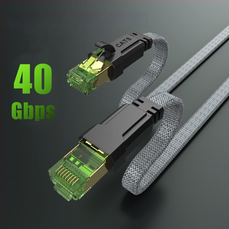 Καλώδιο Ethernet Cat8 για δρομολογητή, 40 Gbps, υψηλής απόδοσης δικτύου