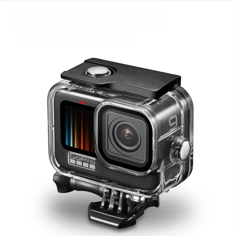 GoPro Hero9-13 vandeniui atspari narų dėžė, PC medžiaga, injekcinis liejimas, suderinama su GoPro 9-13 (PC medžiaga; injekcinis liejimas; suderinama GoPro 9-13)
