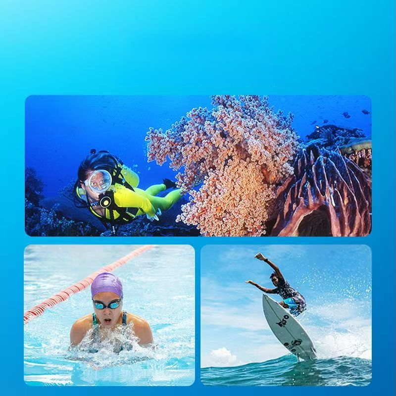 GoPro Hero9-13 vandeniui atspari narų dėžė, PC medžiaga, injekcinis liejimas, suderinama su GoPro 9-13 (PC medžiaga; injekcinis liejimas; suderinama GoPro 9-13)