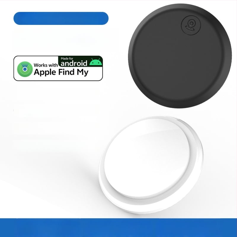 Universalus GPS sekiklis nuo netekimo su vieno mygtuko paspaudimu - ABS medžiaga, CR2032 baterija, GPS tikslumas 15 m, tinkamas naminiams gyvūnams, senjorams ir automobiliams