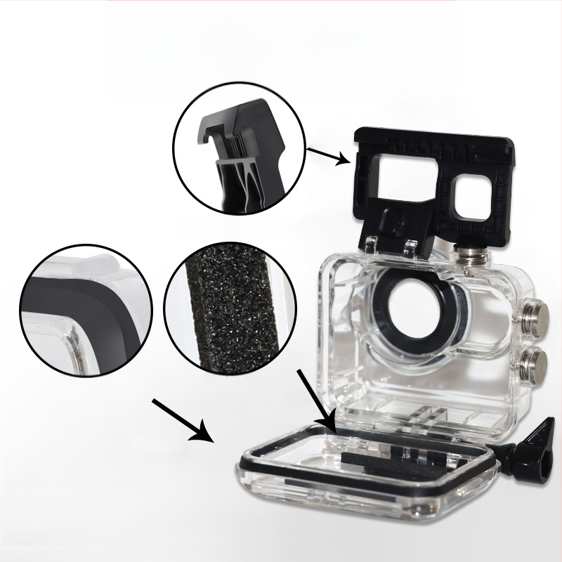 Go3 Pro vandeniui atsparus korpusas 360Go3 — PC medžiaga, įpurškimo formavimas, dulkių atsparumas