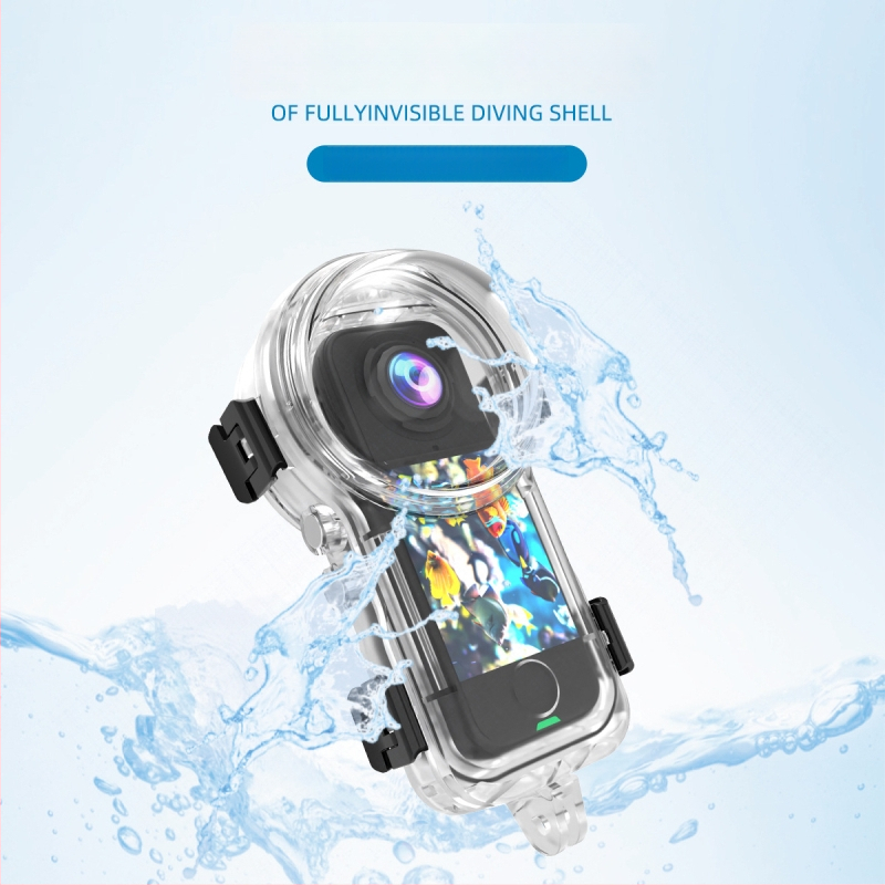 Insta360 X4 Air visiškai nematomas povandeninis korpusas | medžiaga PC | paviršiaus apdorojimas liejimo metodu | suderinama su Insta360 X4 Air