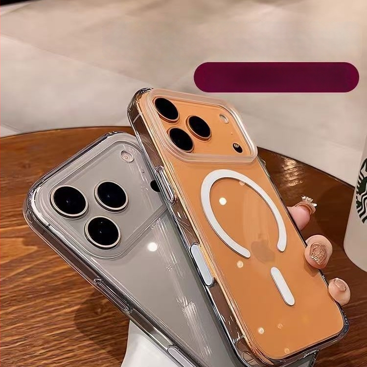 MagSafe lieta telefona ar AI skārienjutības pogām, akrila+TPU konstrukcija, kritienizturība, siltuma izkliede, putekļu izturība