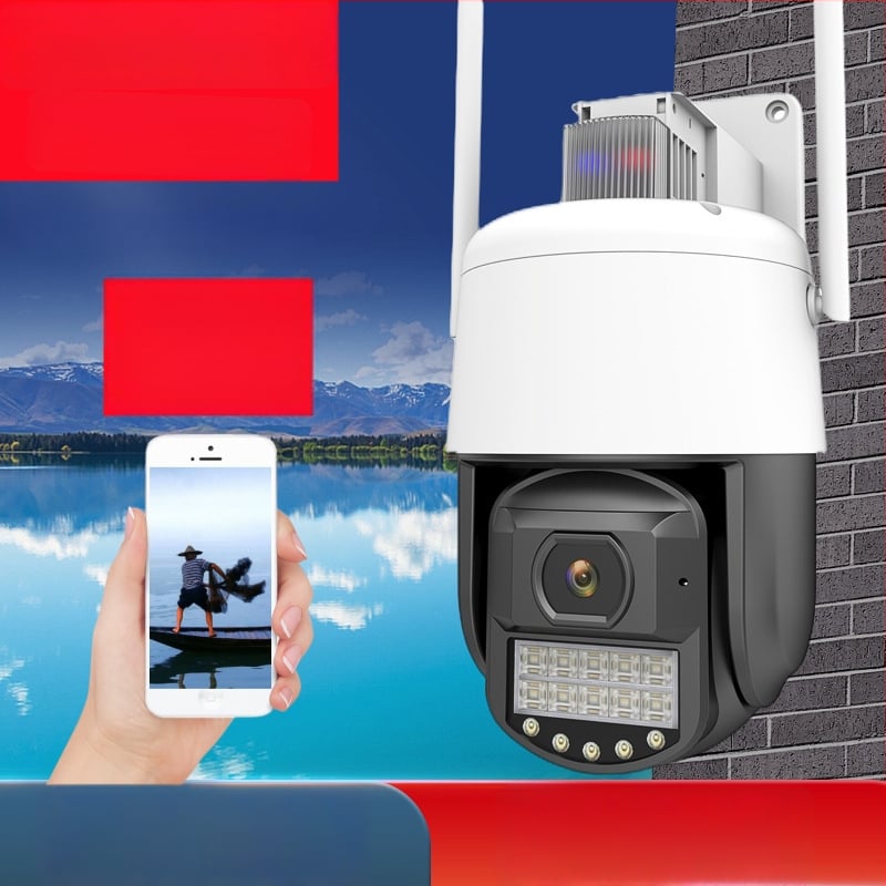 Seetong nadzorna kamera s crnim svjetlom, punom bojom, sferična, vanjska Wi‑Fi HD, daljinski pristup