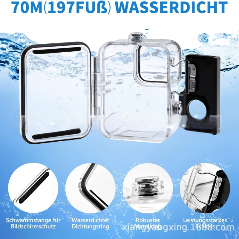 GoPro 54-in-1 aksessuaaride komplekt Hero 9/10/11/12 jaoks – Metall- ja plastikukonstruktsioon, veekindel korpus, pea rihm, rinna rihm, filter, löögikindlus
