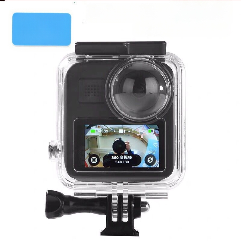 GoPro MAX povandeninė dėžė – 40 m gilumas, grūdinto stiklo objektyvas, nerūdijančio plieno ir PC optinės grūdinto stiklo konstrukcija, įpurškimo formavimas