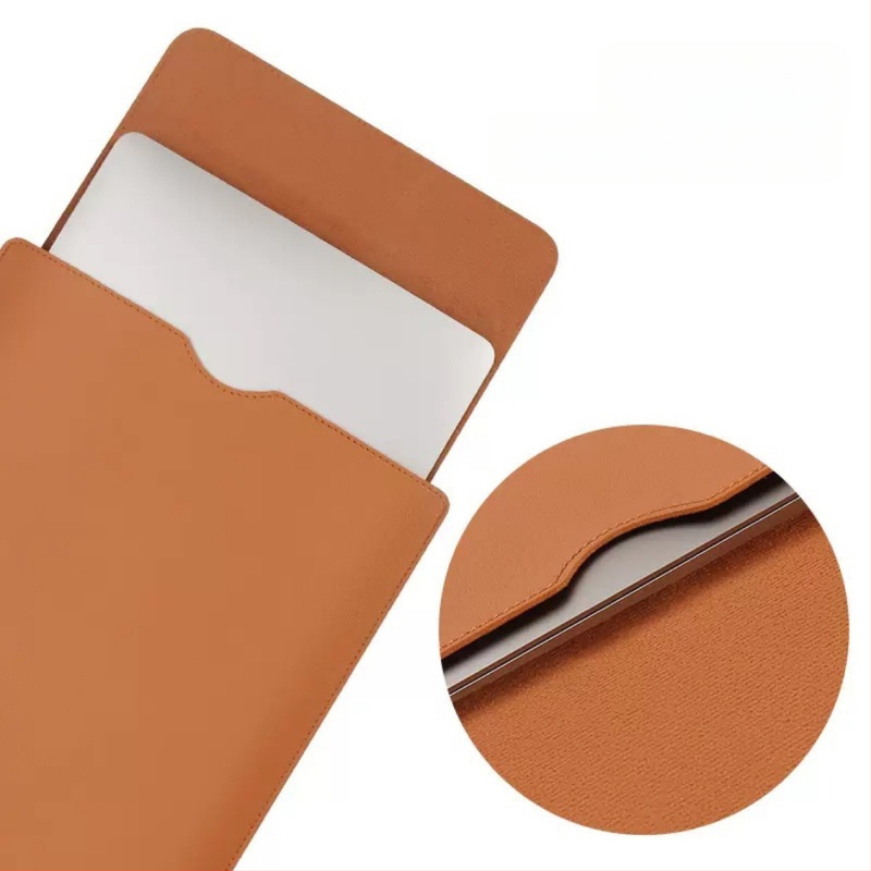 MacBook klēpjdatora soma – ūdensizturīga PU materiāla, iekšējā odere no sintētiskas ādas, pilsētas vienkāršība, pavasaris 2024