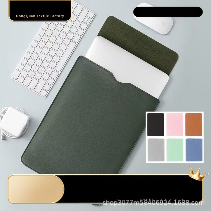 MacBook klēpjdatora soma – ūdensizturīga PU materiāla, iekšējā odere no sintētiskas ādas, pilsētas vienkāršība, pavasaris 2024