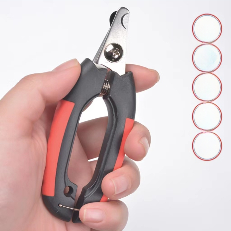 2 viename: naminių gyvūnėlių nagų žirklės ir šlifuoklis su failu profesionaliai priežiūrai