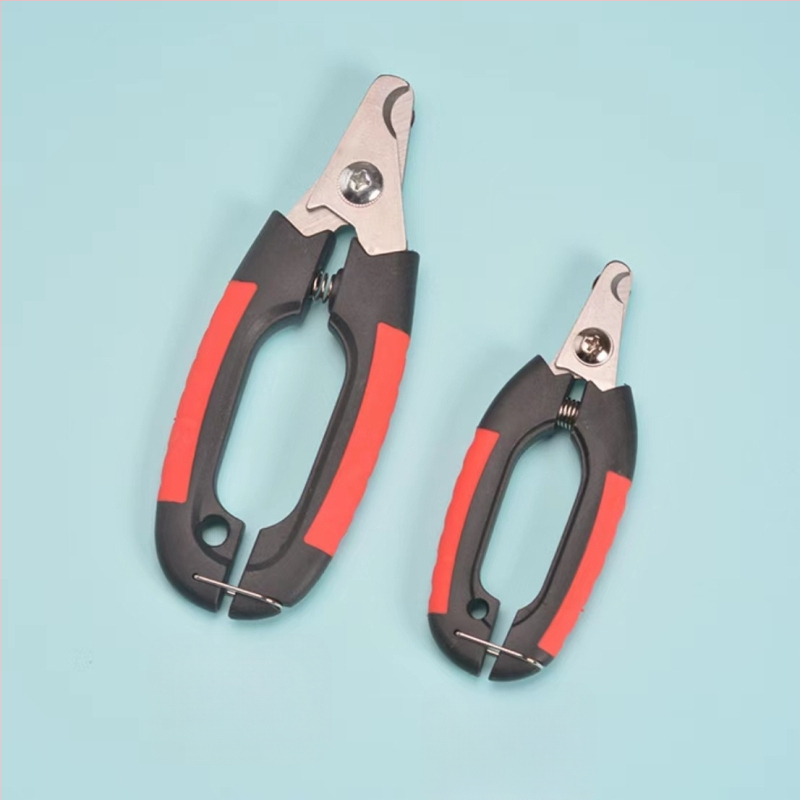 2 viename: naminių gyvūnėlių nagų žirklės ir šlifuoklis su failu profesionaliai priežiūrai