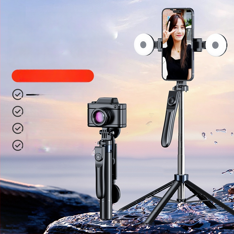 Telefono gimbal stabilizatorius – Keturių ašių Z145, nerūdijantis plienas, Bluetooth, 9 sekcijos, 0,3 kg