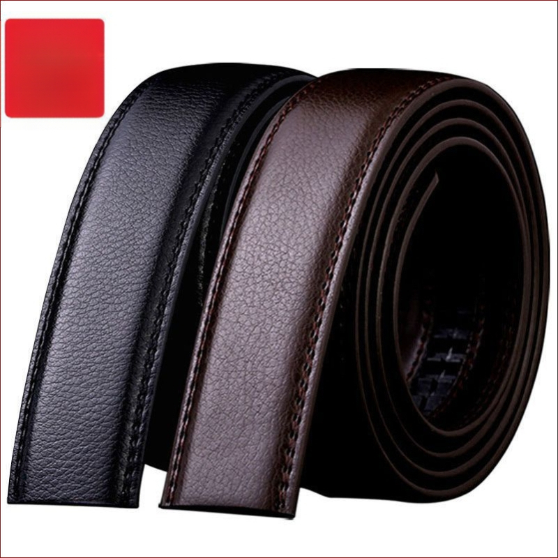 Vīriešu divslāņu ādas josta ar automātisku sprādzi (Materiāls: āda; Sprādze: sakausējums; Aizvērums: automātisks)