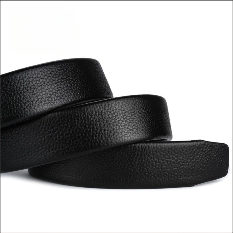 Vīriešu divslāņu ādas josta ar automātisku sprādzi (Materiāls: āda; Sprādze: sakausējums; Aizvērums: automātisks)