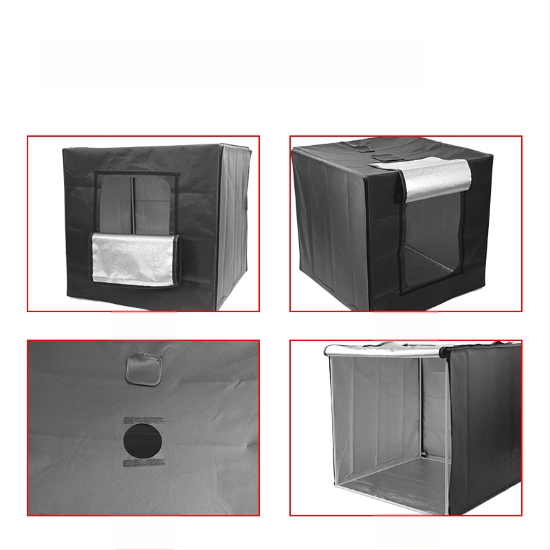 KFT-474 Kompaktiškas studijinis šviesos komplektas su Oxford audiniu ir atspindinčiu materialu, 2,8 kg