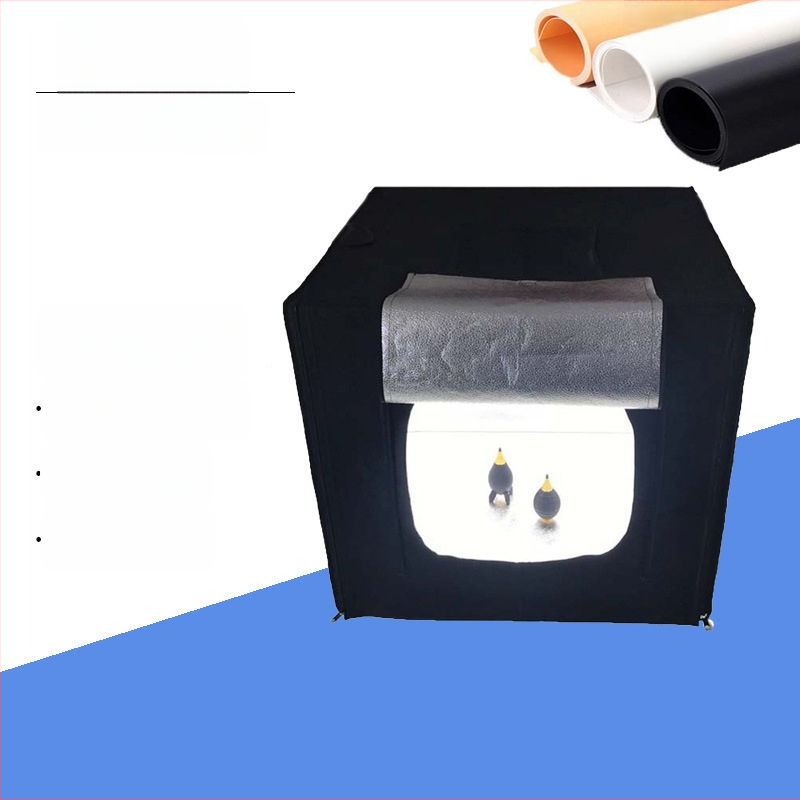 KFT-474 Kompaktiškas studijinis šviesos komplektas su Oxford audiniu ir atspindinčiu materialu, 2,8 kg