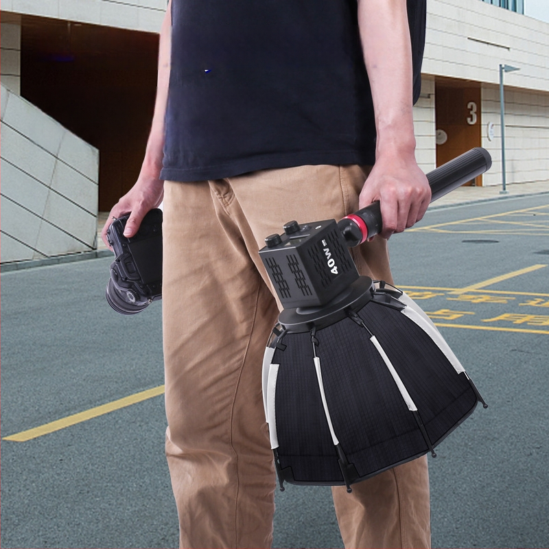 Softbox rinkinys - aštuoniakampio mini studijos dizainas, model Diffuser-s30; svoris 388 g; profesionaliai fotografijai